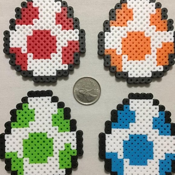 Yoshi Egg Fridge Magnets - Handmade - Kids Room - Picture 4 of 9